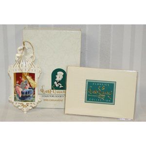 Walt Disney Collector's Society 1995 Dumbo Ornament COA